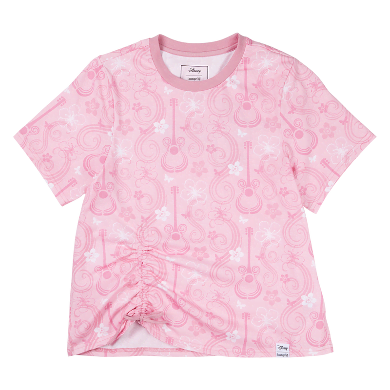 Hannah Montana Drawstring Hem All-Over Print Unisex Tee