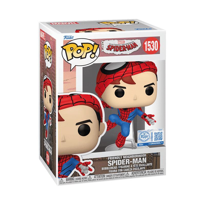 Pop! Friendly Neighborhood Spider-Man (Unmasked) - Image 2