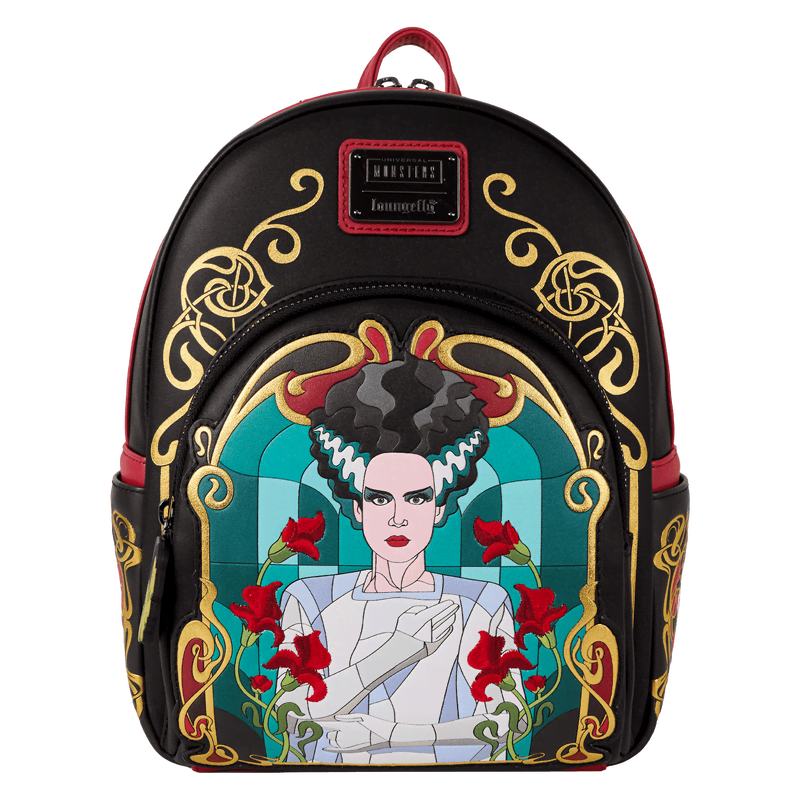 Universal Monsters The Bride Of Frankenstein Stained Glass Mini Backpack