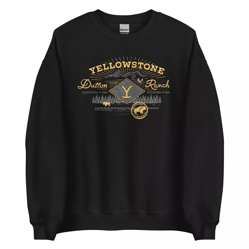 Yellowstone Dutton Ranch Scenery Sweatshirt - Image 2