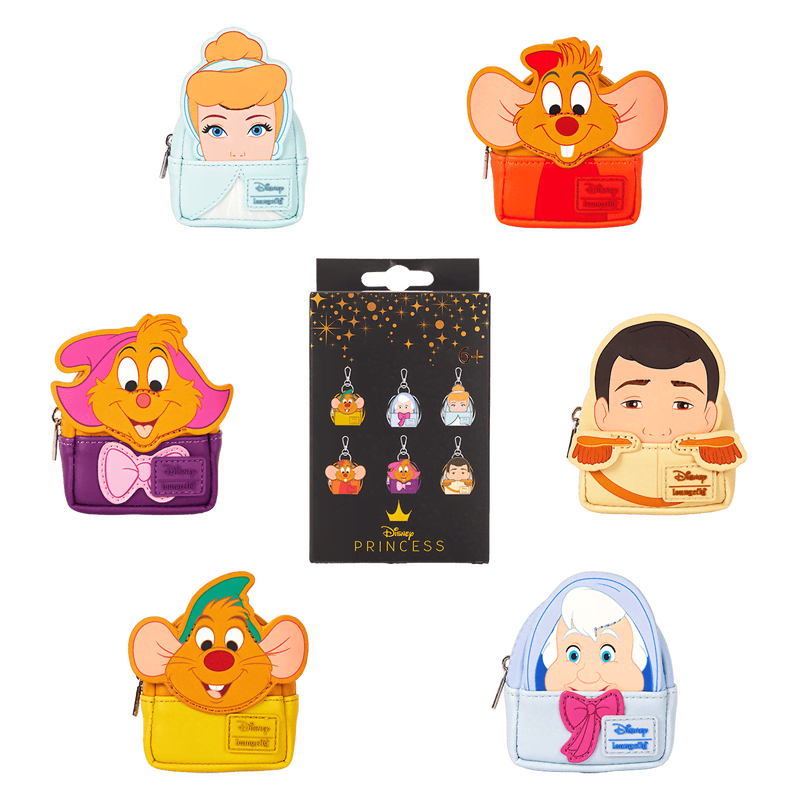 Cinderella 75th Anniversary Cosplay Mystery Mini Backpack Keychain Charm