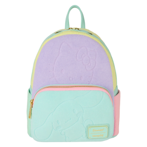 SDCC Limited Edition Hello Kitty & Friends Color Block Terry Cloth Mini Backpack