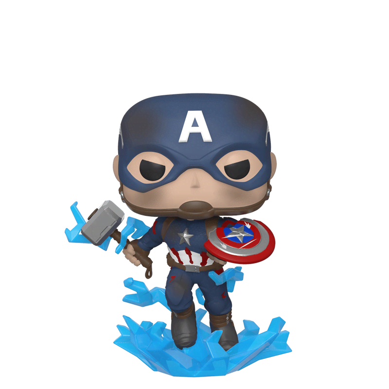 Pop! Captain America with Broken Shield