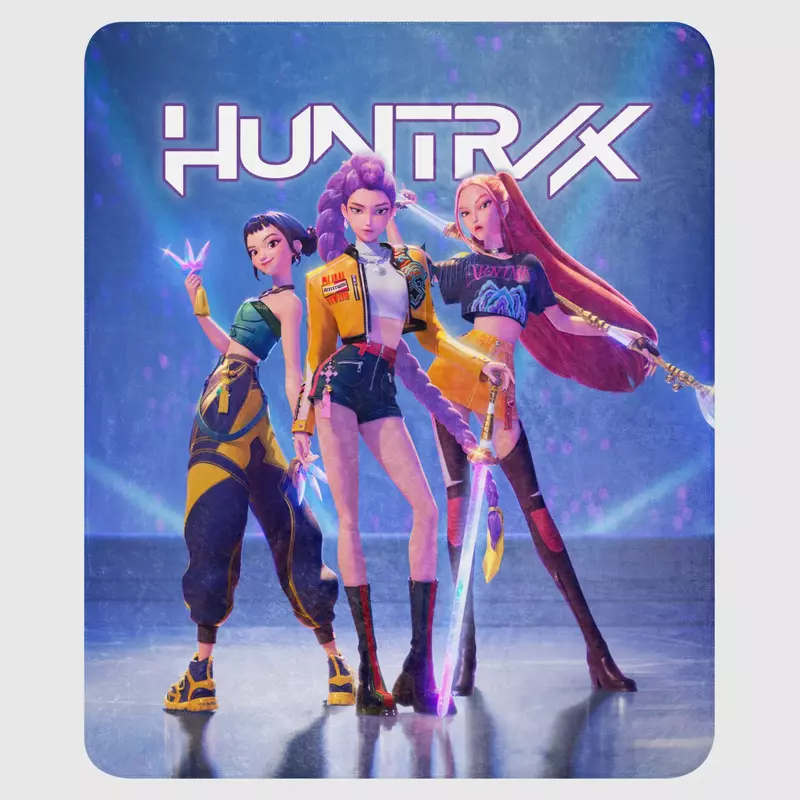KPop Demon Hunters HUNTR/X Sherpa Blanket - Image 2