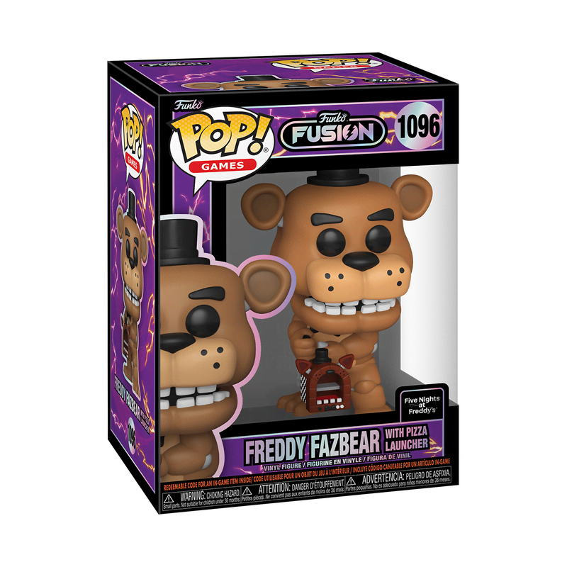 Pop! Freddy Fazbear with Pizza Launcher (Funko Fusion) - Image 2