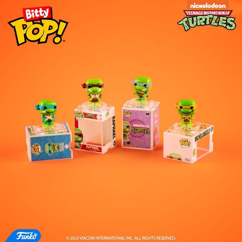 Bitty Pop! Teenage Mutant Ninja Turtles 4-Pack Series 1 - Image 2