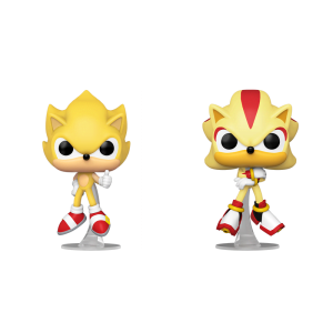 Pop! Super Sonic & Super Shadow 2-Pack (Flocked)