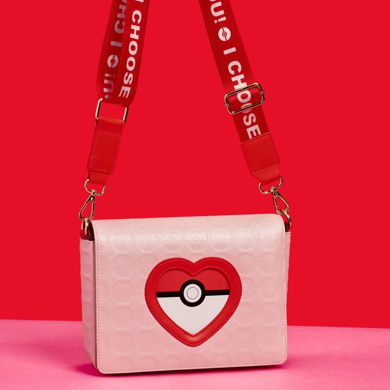 Pok??mon Exclusive I Choose You Hearts Crossbody Bag - Image 2