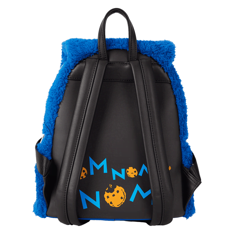 Sesame Street Cookie Monster Plush Cosplay Mini Backpack With Coin Bag - Image 12