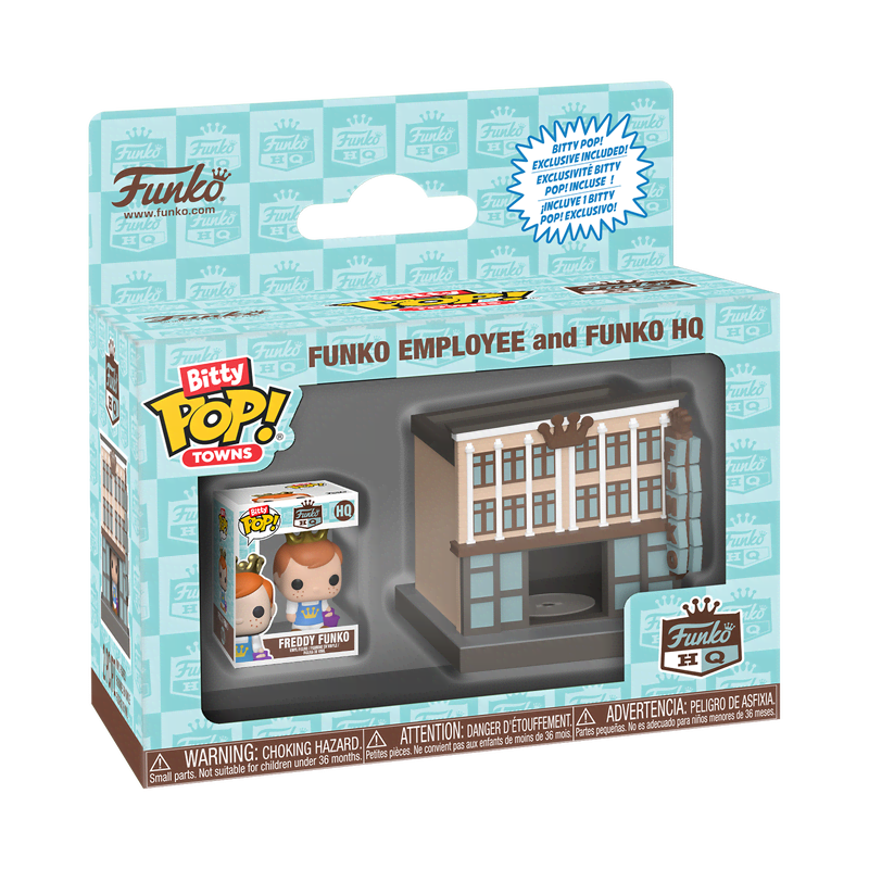 Bitty Pop! Towns Funko Employee & Funko HQ - Image 2