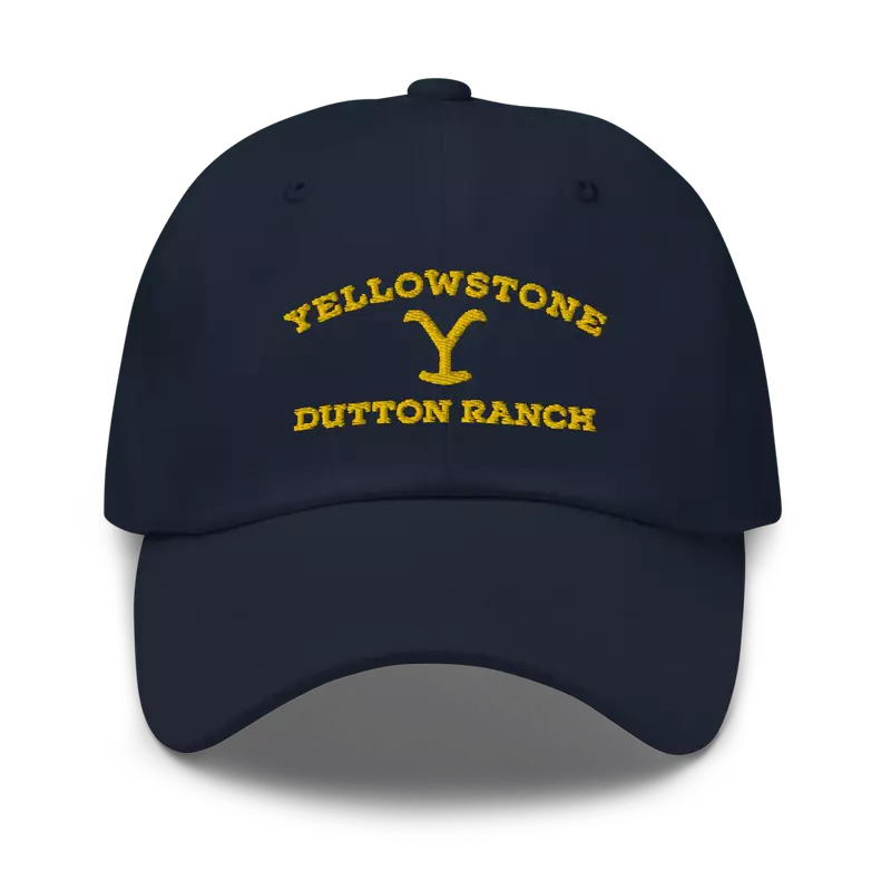 Yellowstone Dutton Ranch Navy Logo Hat