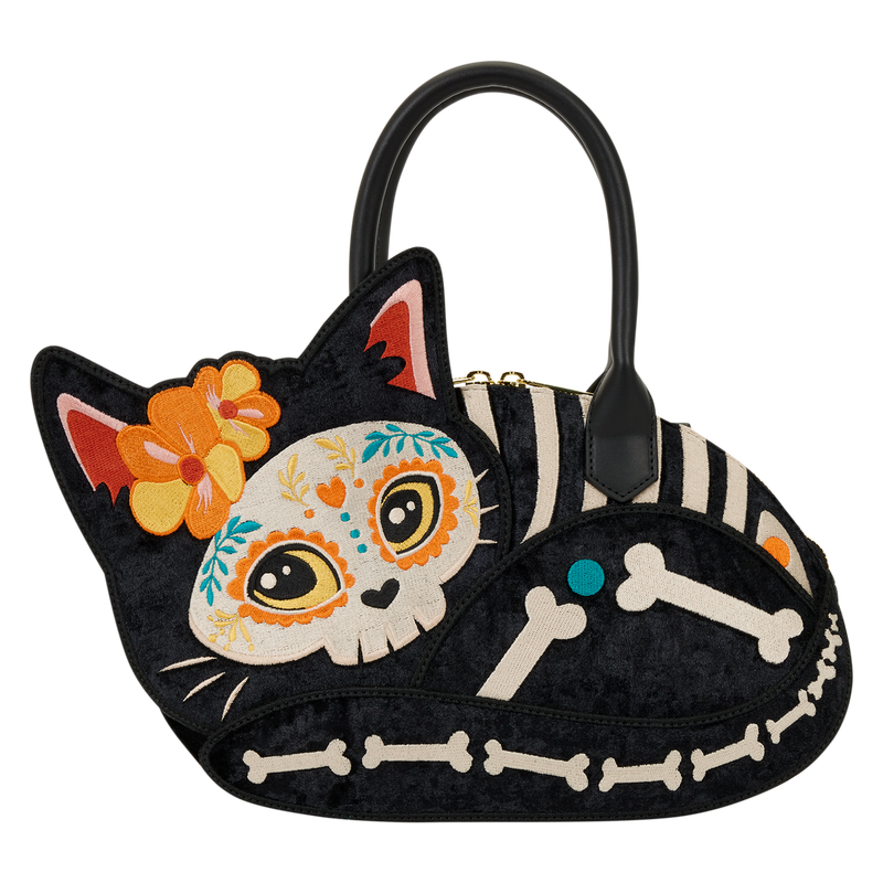 Loungefly D??a de los Muertos Cat Alebrije Crossbody Bag