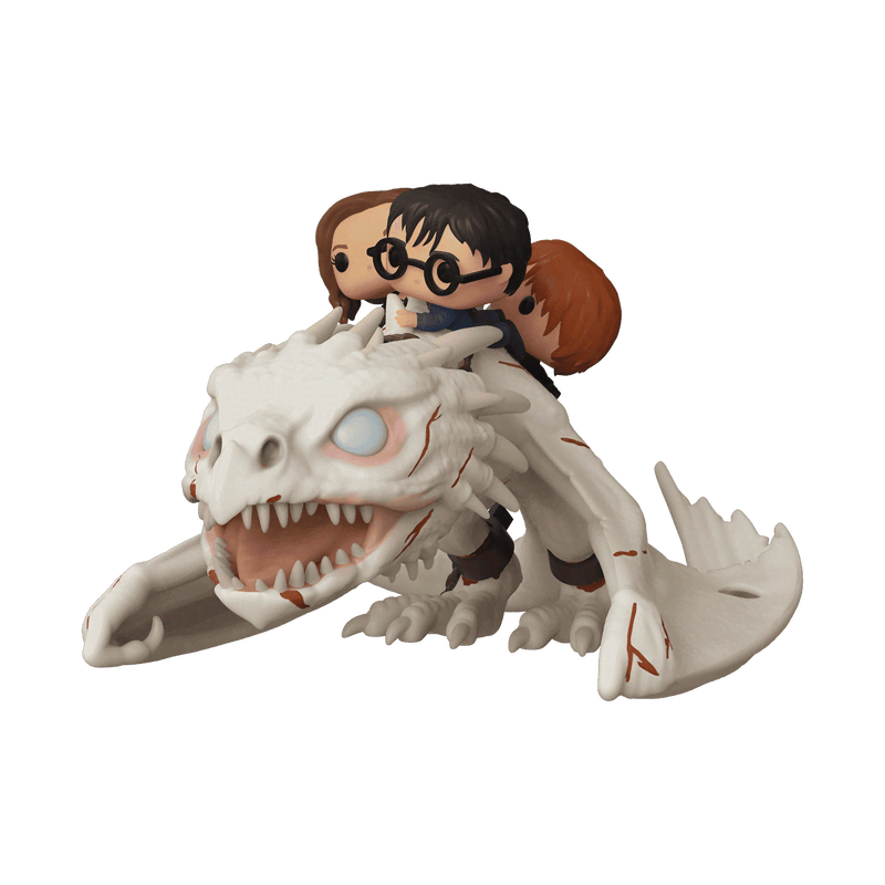 Pop! Rides Dragon with Harry. Ron. & Hermione