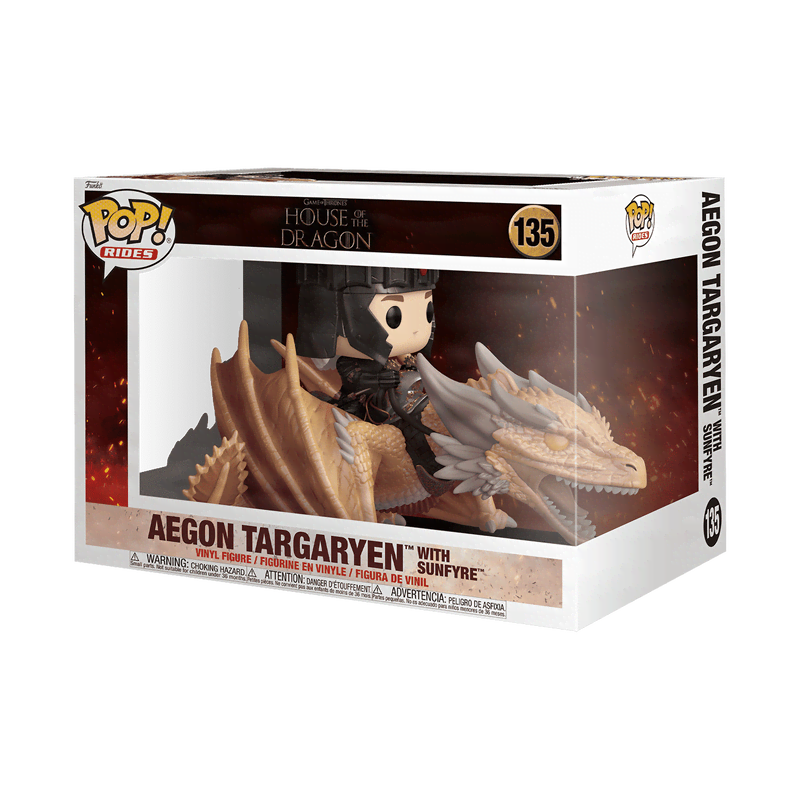 Pop! Rides Deluxe Aegon Targaryen with Sunfyre - Image 2