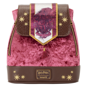 Exclusive Harry Potter Gryffindor Banner Velvet Mini Backpack