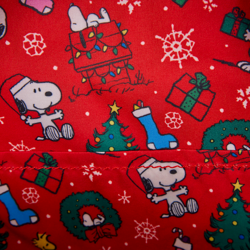 Peanuts Snoopy & Woodstock Holiday Plush Wreath Mini Backpack - Image 8