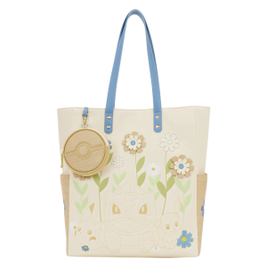 Pok??mon Floral Tote Crossbody Bag with Coin Bag