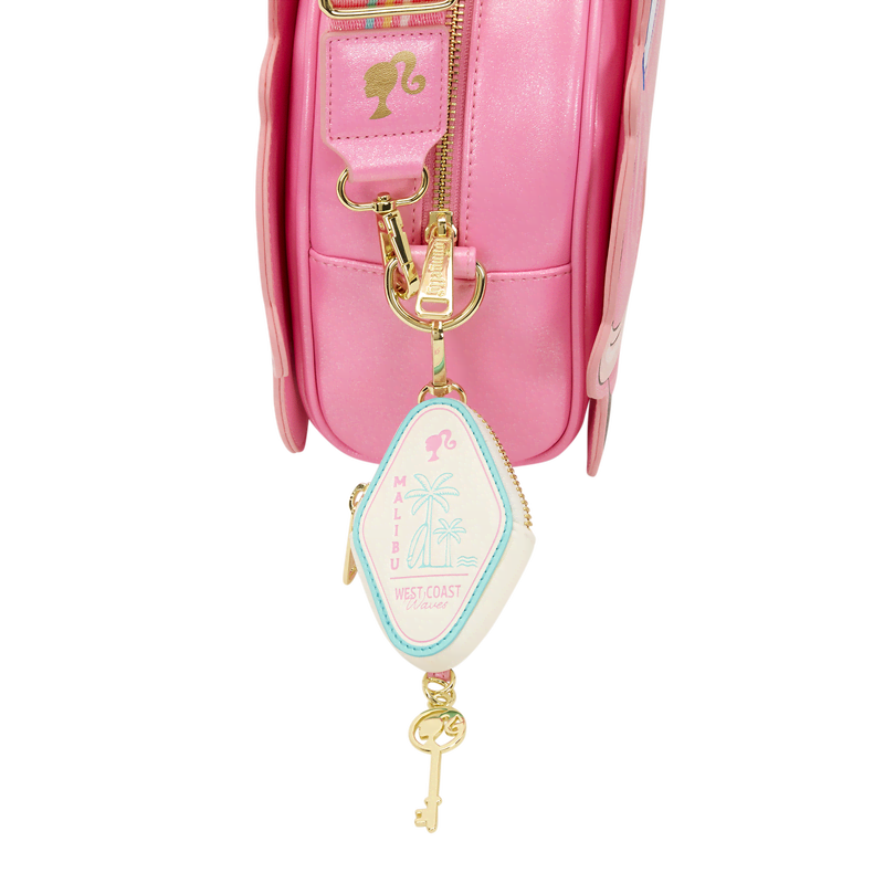 Barbie Corvette Car Light-Up Crossbody Bag with Coin Bag - Image 7