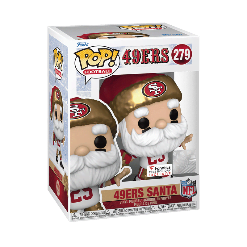 Pop! 49ers Santa (Throwing) - Image 2
