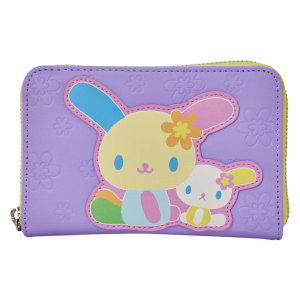 Sanrio Exclusive U*SA*HA*NA Color Block Zip Around Wallet