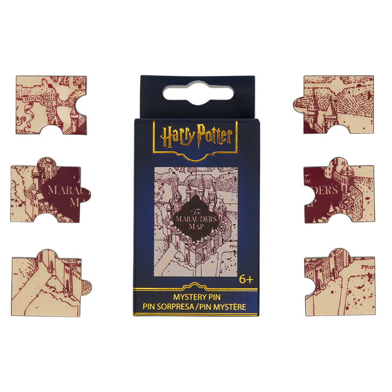 Harry Potter Exclusive The Marauder's Map Puzzle Mystery Box Pin