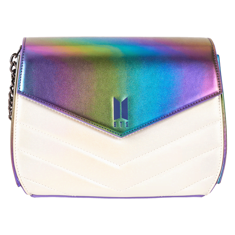 Funko Pop! By Loungefly BTS Iridescent Quilted Crossbody Bag