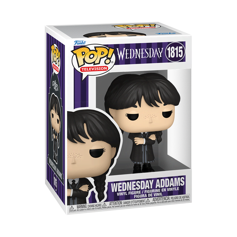 Pop! Wednesday Addams (Black Coat) - Image 2