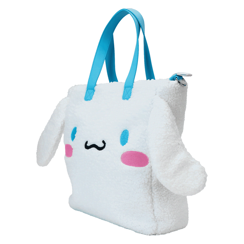 Sanrio Cinnamoroll Cosplay Sherpa Tote Crossbody Bag With Coin Bag - Image 5