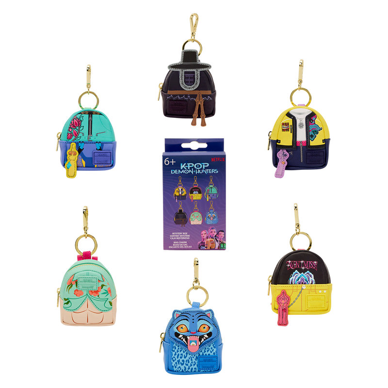 KPop Demon Hunters Cosplay Mystery Mini Backpack Keychain Charm