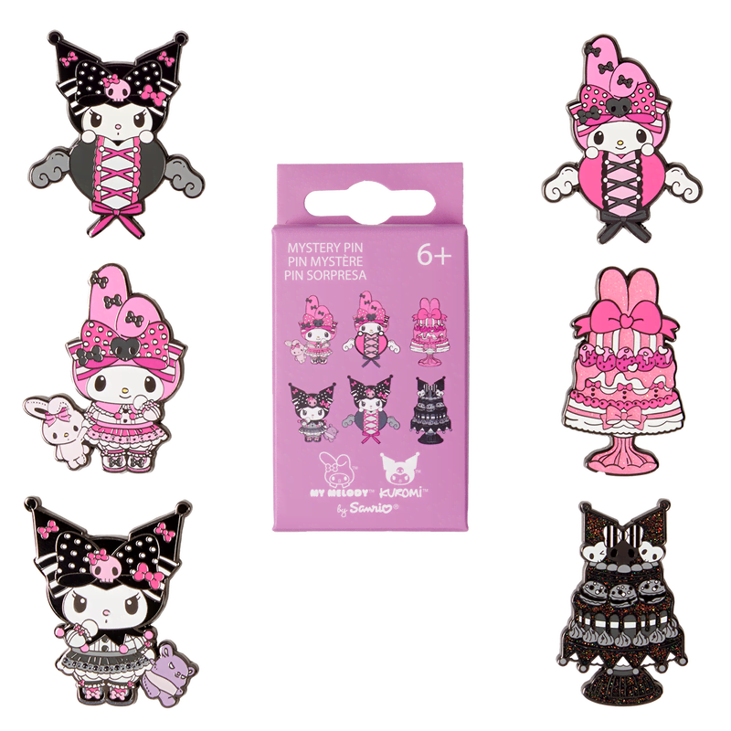 Sanrio My Melody & Kuromi Mystery Box Pin