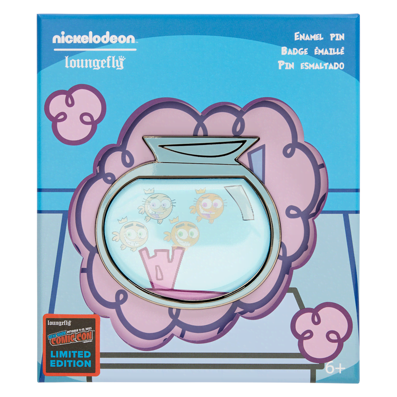 NYCC Limited Edition The Fairly OddParents Lenticular 3″ Collector Box Pin - Image 2