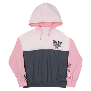 Sanrio My Melody & Kuromi Half-Zip Unisex Windbreaker Jacket