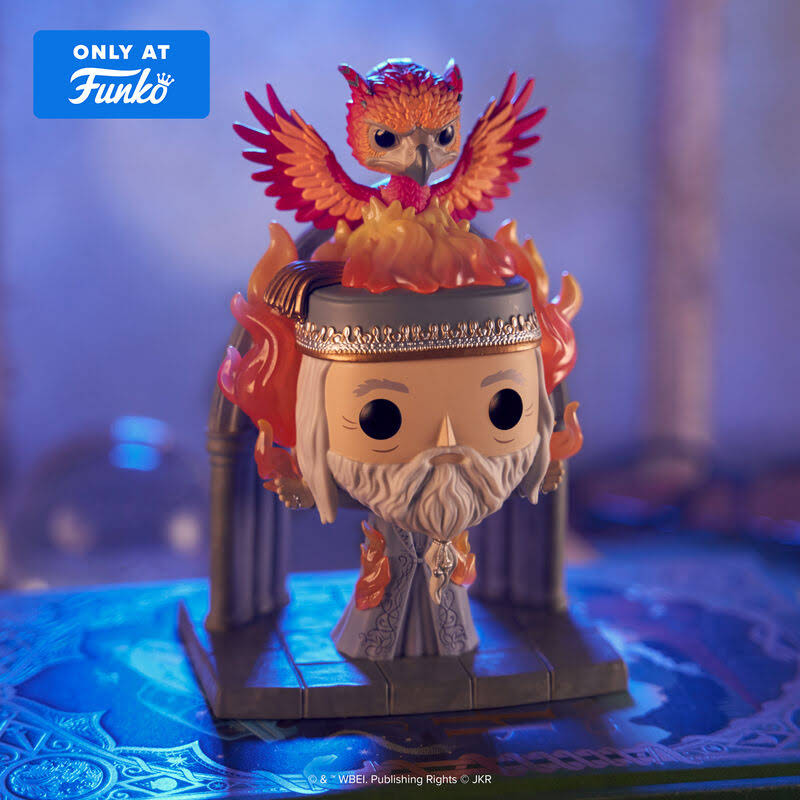 Pop! Deluxe Albus Dumbledore with Fawkes - Image 2