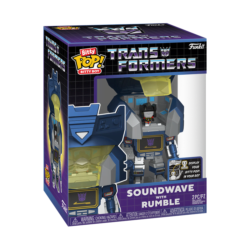 Bitty Pop! Bitty Bot Soundwave with Rumble - Image 2