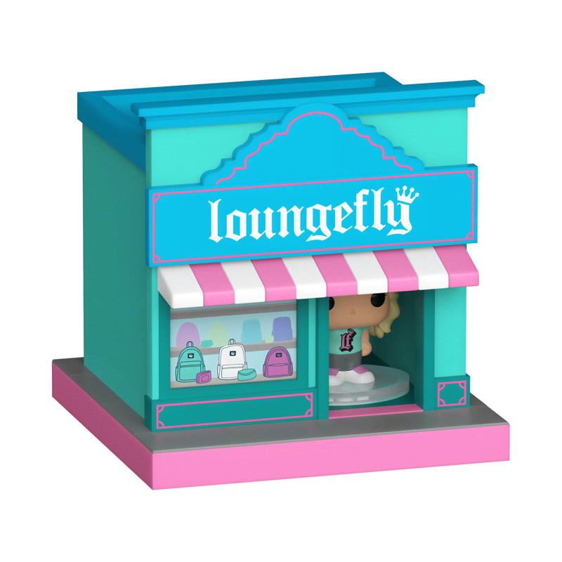 Bitty Pop! City Towns Funko HQ. Loungefly Boutique. & Mondo Arcade 3-Pack - Image 3