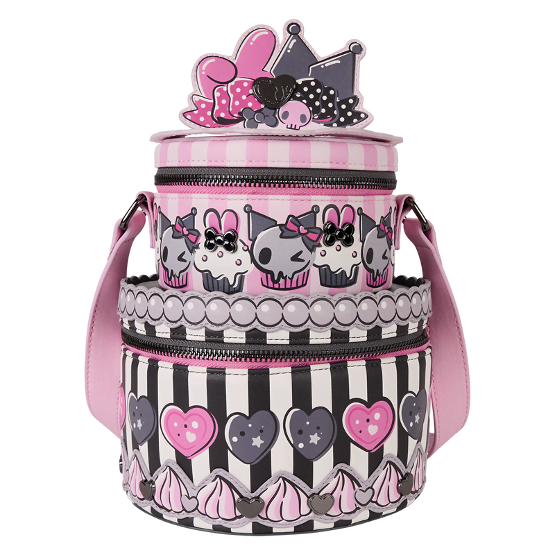 Sanrio My Melody & Kuromi Figural Cake Crossbody Bag