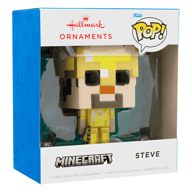 Gold Armor Steve Holiday Ornament - Image 4