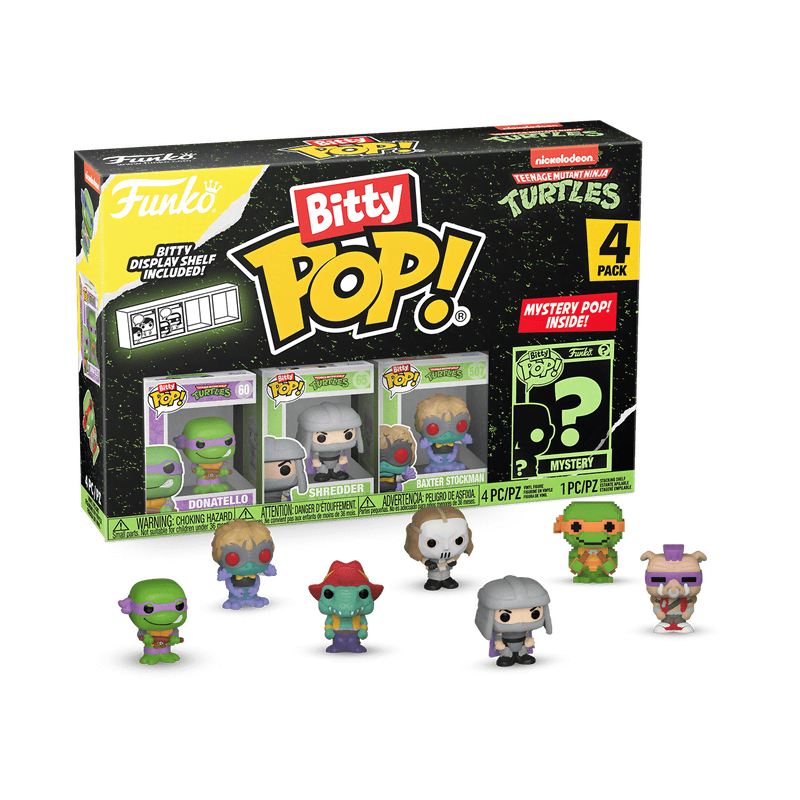 Bitty Pop! Teenage Mutant Ninja Turtles 4-Pack Series 2