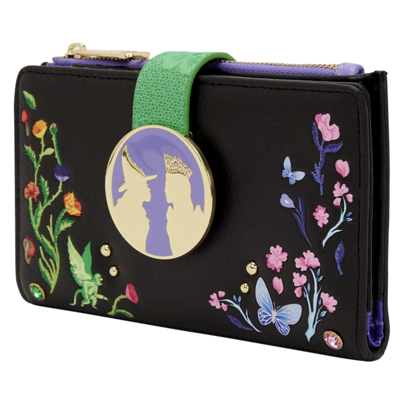 Wicked Glinda & Elphaba Floral & Lace Flap Wallet - Image 2