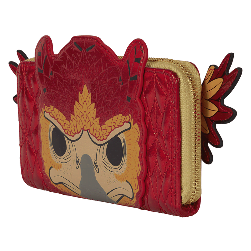 Funko Pop! By Loungefly Harry Potter Exclusive Fawkes Phoenix Cosplay Zip Around Wallet - Image 3