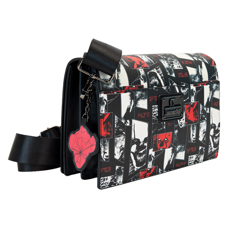 I Heart Horror It Pennywise Glow Crossbody Bag - Image 6