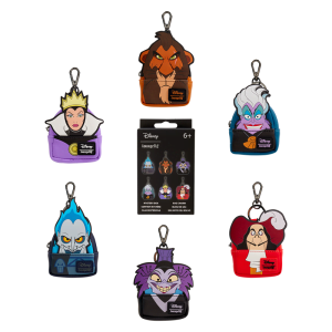 Disney Villains Cosplay Mystery Mini Backpack Keychain Charm