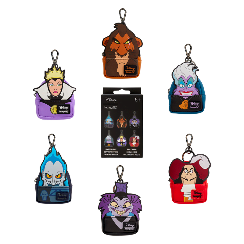 Disney Villains Cosplay Mystery Mini Backpack Keychain Charm
