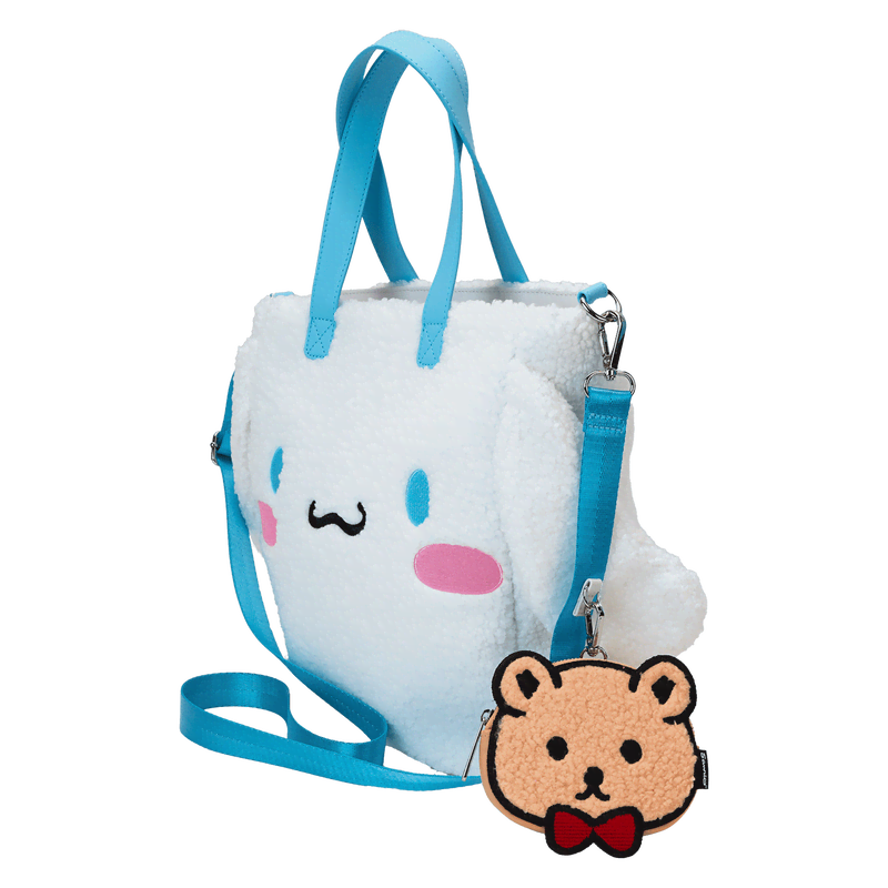 Sanrio Cinnamoroll Cosplay Sherpa Tote Crossbody Bag With Coin Bag - Image 11