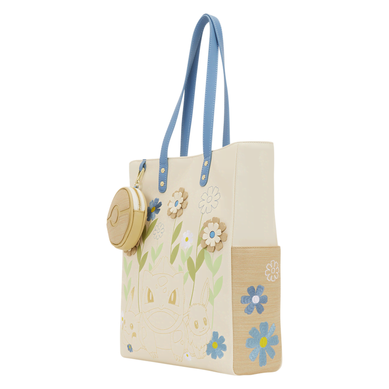 Pok??mon Floral Tote Crossbody Bag with Coin Bag - Image 4