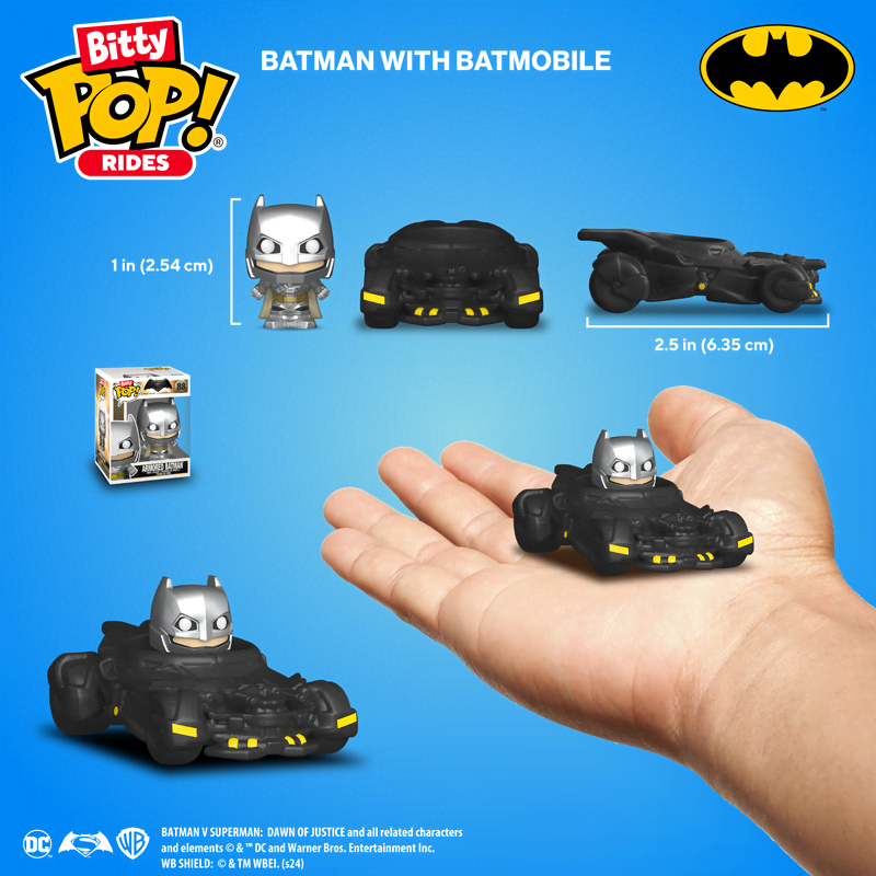 Bitty Pop! Rides Batman with Batmobile - Image 2