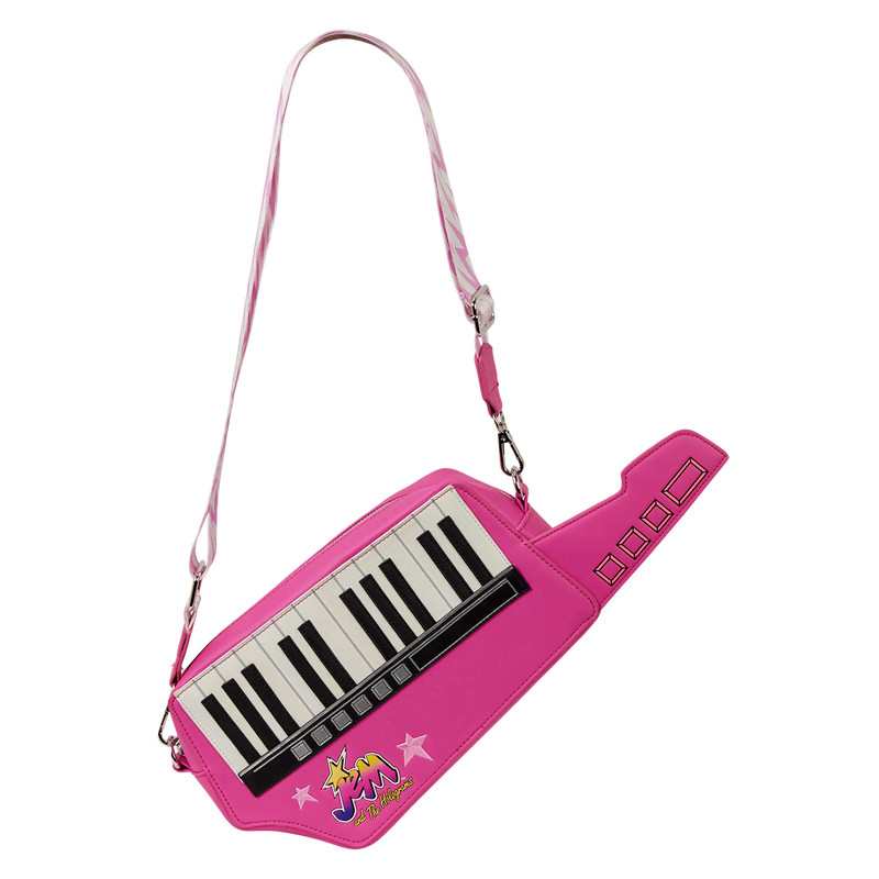 Jem and the Holograms Figural Keytar Glow Crossbody Bag