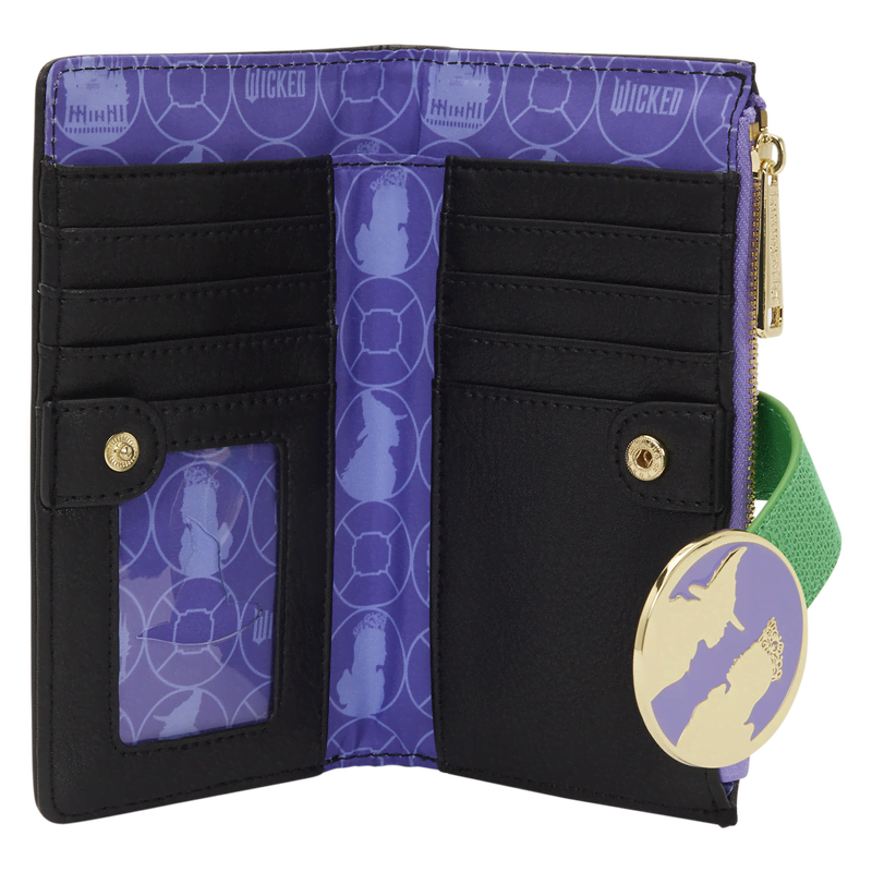 Wicked Glinda & Elphaba Floral & Lace Flap Wallet - Image 5