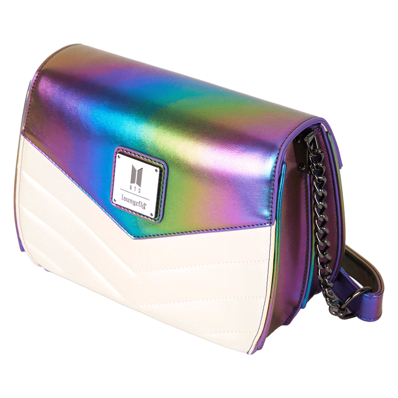 Funko Pop! By Loungefly BTS Iridescent Quilted Crossbody Bag - Image 8