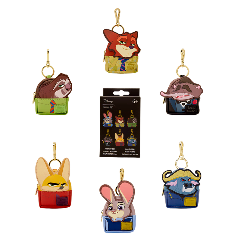 Zootopia 2 Cosplay Mystery Mini Backpack Keychain Charm